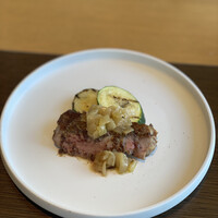 MAIN DINING by THE HOUSE OF PACIFIC - 三田ポークのソテー  唐川菜と淡路玉葱