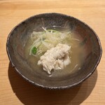 鮨 一二郎 - そして、関西の夏といったら｢鱧｣♥️♥️♥️｢鮎｣もいいけど、やっぱり｢鱧｣と｢お出汁｣のゴールデンコンビには敵いません✨