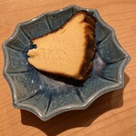 鮨 一二郎 - スイカのデザートが食べたかったけれど、玉の代わりのバスクチーズケーキも旨し。