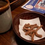 Sojibou - サービスの「蕎麦のかりんとう」