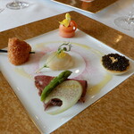 ANAクラウンプラザホテルグランコート名古屋 - 前菜：山海の美味