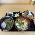 Kara-age Maruhiko - 親子丼迷你烏冬套餐