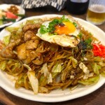 ゆぐち - 肉玉焼そば 大盛り