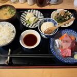 渋2鮨 - 刺身定食（1650円）