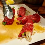 焼肉USON - カルパッチョ風ネギのムチンロース