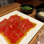 焼肉USON - カルパッチョ風ネギのムチンロース