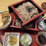 和食麵處 Sagami Bypass伊勢店 - ◉ ざるそば2段お好みランチ
                        　天ぷらミニ丼付き　1,080円
                        　☘️ 蕎麦はコシがあり、美味しかったです！