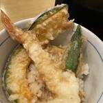 和食麵處 Sagami Bypass伊勢店 - 天ぷらは、海老、かぼちゃ、レンコン、オクラ
