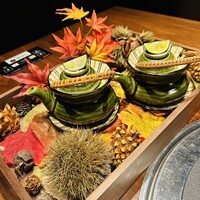 焼肉牛印 銀座店 - 松茸の土瓶蒸し