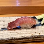 天寿し - 鮪 中トロ 漬け