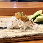 天寿し - 赤烏賊 雲丹 飛子 胡麻