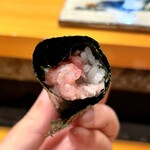天寿し - ねぎとろ 手巻き