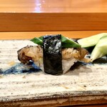 天寿し - 栄螺 オクラ