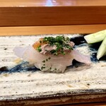 天寿し - 鯛 鯛の肝