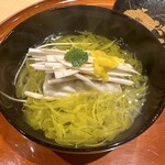銀座 しのはら - 瀬戸内　鯛　松茸　菊花　お椀