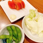 焼鳥風 - トマトスライス