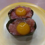 すし江戸 - うずら鉄火