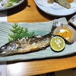 木賊温泉 旅館 井筒屋 - イワナの塩焼き