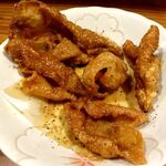 炭火焼 きさぶろうのやきとり - 「鶏皮せんべい（バターポンズ味）」（260円）