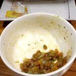炭火焼 きさぶろうのやきとり - 残りわずかとなった「きさぶろうのばくだんのり」