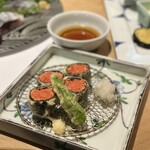 季寄せ料理 暖歩 - ・明太子磯辺揚げ