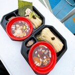 ヨコクラストアハウス - 上 昆布水つけめんヨコスト盛　下 昆布水つけめん