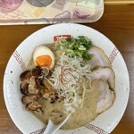らーめん弥七 - 醤油ちゃーしゅー麺（1200円）