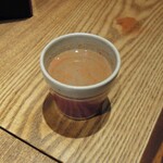 蕎麦の実 よしむら - 一味をかけてみました。