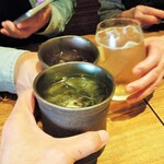蕎麦の実 よしむら - 本日２度目の乾杯