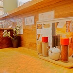らぁめん 一福 - 卓上調味料。