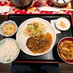 一蓮 - きのこバターしょうゆハンバーグ