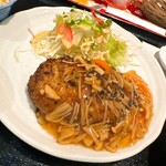 一蓮 - きのこ餡かけハンバーグ