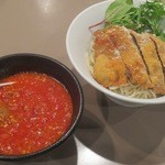 14/4/29限定、仔牛のカツレツ！ボロネーゼスープつけ麺