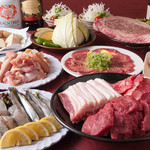 Sumibiyakinikutsuruhachi - 焼肉は2300円から5000円まで、コストに合わせてプランを用意