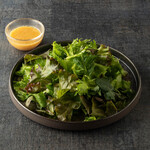 緑野菜のサラダ おろし玉葱ドレッシング