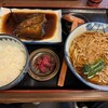 但馬庵 - かけそばカレイの煮付けセット¥1200