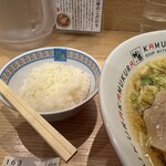 どうとんぼり神座 京都ポルタ店 - ご飯も付いてます