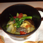 ややダイニング - 母のメイン、鯛一郎クンムニエル焼き野菜添え