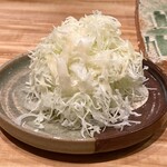 とんかつ 乃ぐち - キャベツ