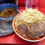 ラーメン タロー 五反田の陣 - 小つけ麺豚入り（野菜、削り節）1,100円