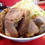 ラーメン タロー 五反田の陣 - 小つけ麺豚入り（野菜、削り節）1,100円