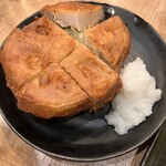 永楽食堂 - 蓮根海老しんじょう揚
