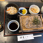 開運そば - ざる定食　2024.10