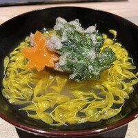 肉割烹ふたご 北新地店 - 牛タン旨煮と菊花かぶら