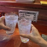 焼き鳥アポロ - わっしょいもやっぱり飲みたい！さっぱりしているから、最後の親子丼にも合う。