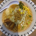 濃口背脂味噌らーめんと餃子 大福帳 - 