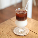 夏空 - ２０２４年１０月再訪：カフェオレ アイス☆