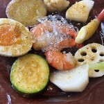 ひらりん - エビの尻尾の中身を丁寧に残して剥かれていて
圧巻です。お店のレベルの高さが伺えました。