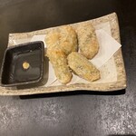 鉄板焼　いちか - ささみの梅しそ揚げ