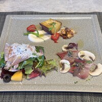 BALCONE SHIBUYA - 前菜3種盛り合わせ